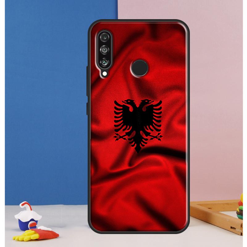 Албания Албанский Флаг Чехол Для Huawei Nova 12s 7i 8i 11i 12i 9 10 SE Y73 Y90 Y70 Y72 Y61 Y91 P30 P40 Lite P60 Pro