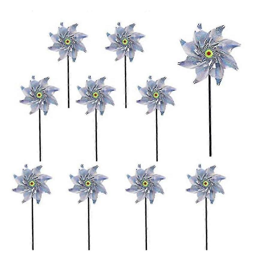 10 Pcs Windmill Reflector Bird Repellent,bird Repellent Reflective XXF