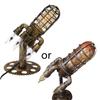 Retro Steampunk Rocket Light Home Decoration Rocket Launcher Flame Desktop Light