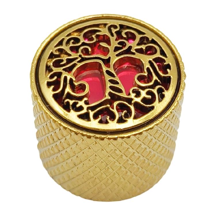 Tree Pattern Potentiometer Control Knob 6mm Shaft Hole Amplifier Knob Metal Electric Guitar Knobs Easy to Install