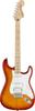 Squier by Fender Affinity FMT HSS Electric Maple White Sienna with Soft Case Series™ Stratocaster® Guitar, Fingerboard, Pickguard, Sunburst,