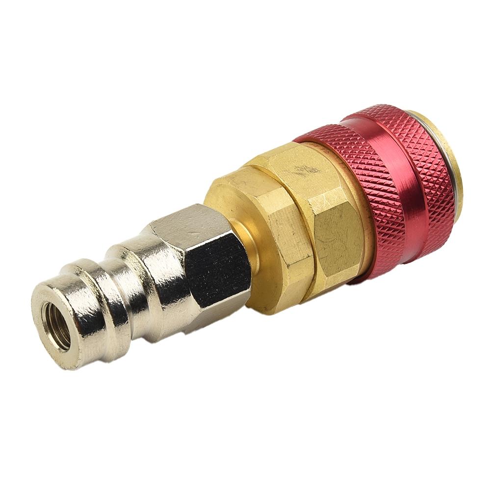 Quick Coupler Adapters for High Side Extension In Car Air Conditioning