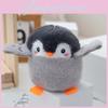 Плюшевый брелок-пингвин с длинным плюшевым мехом, наполненный ПП-хлопком, для сумок и студентов