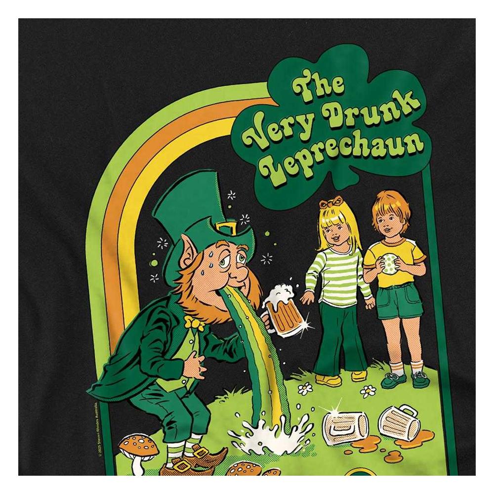 Steven Rhodes Unisex Adult The Very Drunk Leprechaun Long-Sleeved T-Shirt