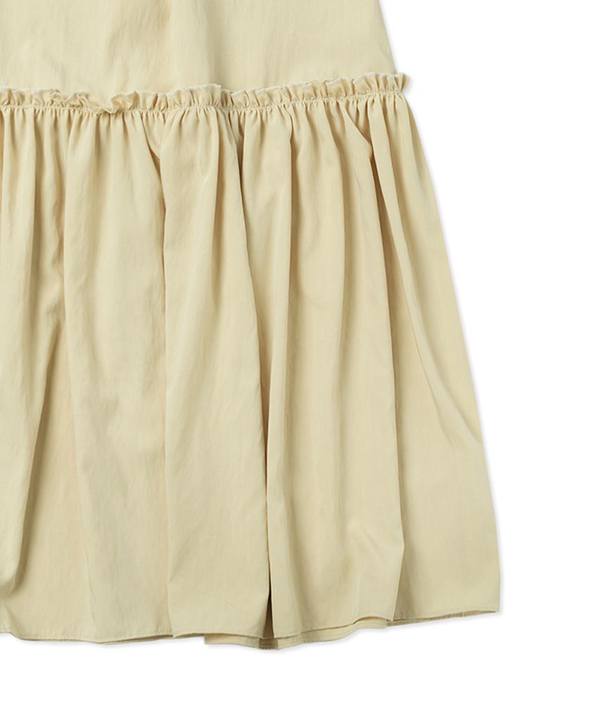 Without Summer Lay Frill Skirt_Beige