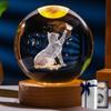 Archnote Cat Crystal Ball with LED Perfect for Gift Box Included Gift, Light, Women,