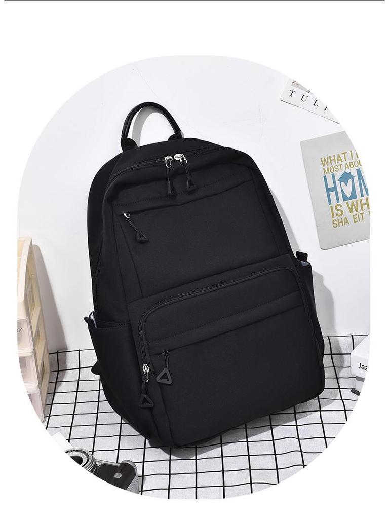 Korean Style Simple Backpack - Large Capacity for Students