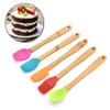 Bakeware Wooden Handle Kicthen Utensils Silicone Non-stick Baking Tools Cake Scraper Spatula Brush