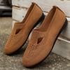 Fly-knit Shoes with A Wide Round Toe Casual Women's Shoes
