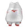 Mizuno Футбольные бутсы Monarcida NEO 3 WIDE PRO, клубный белый x 3E, футбол, широкие, легкие, красные, 24.0 см,