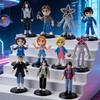 6-12 шт. Куклы в стиле аниме-фигурок Игрушки «Хищный цветок» Фигурка ПВХ Коллекция аниме-фигурок Милые игрушки для детей Рождественские подарки