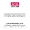 Suitable for  GLB CLASS X247 GLB35 GLB200d GLB250 AMG 4MATIC Tail   glossy Black silver