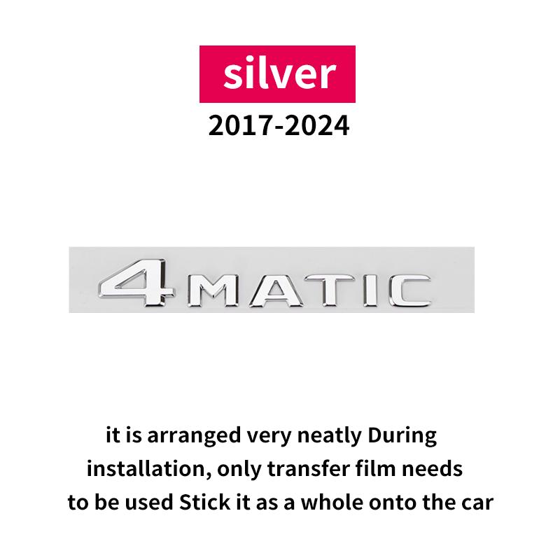 Suitable for  GLB CLASS X247 GLB35 GLB200d GLB250 AMG 4MATIC Tail   glossy Black silver