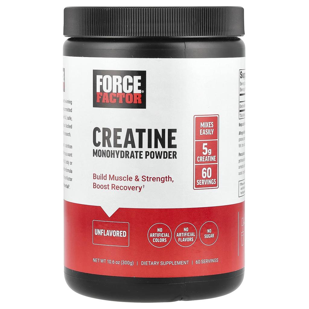 Creatine Monohydrate Powder, Unflavored, 300G (10.6Oz)