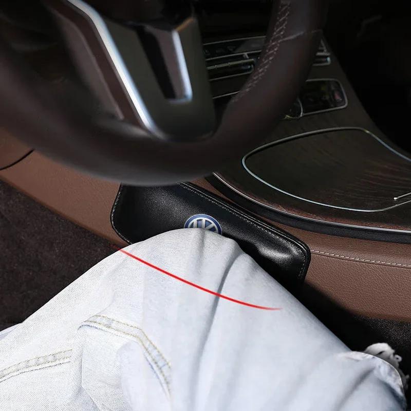 ear1 For VOLKSWAGEN VW PU Leather Car Leg Knee Cushions Elbow Pad Car Door Center Control Armrest Soft Pad For Volkswagen VW R Line M