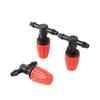 10Pcs Adjustable Misting Nozzle with Tee Joint Garden Watering Irrigation Sprinkler 4/7mm Hose Connection Port Cooling Sprayer
