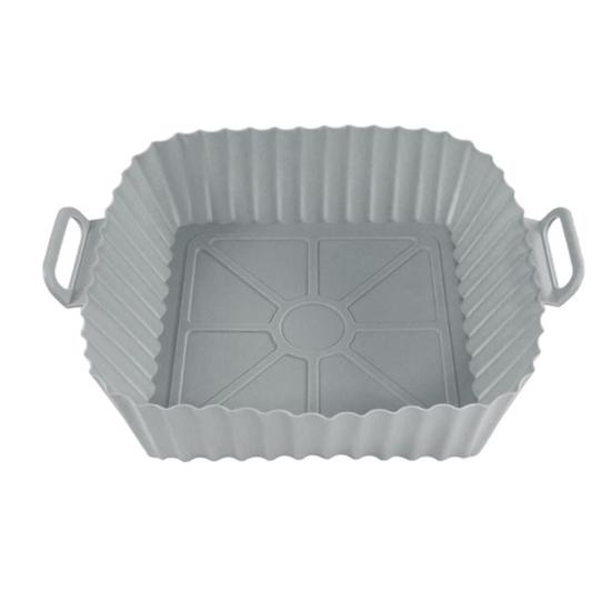 Подложки для фритюрницы Силиконовый противень Многоразовая корзина для фритюрницы Коврик для фритюрницы с антипригарным покрытием Противень для пиццы Духовка Кухонные принадлежности