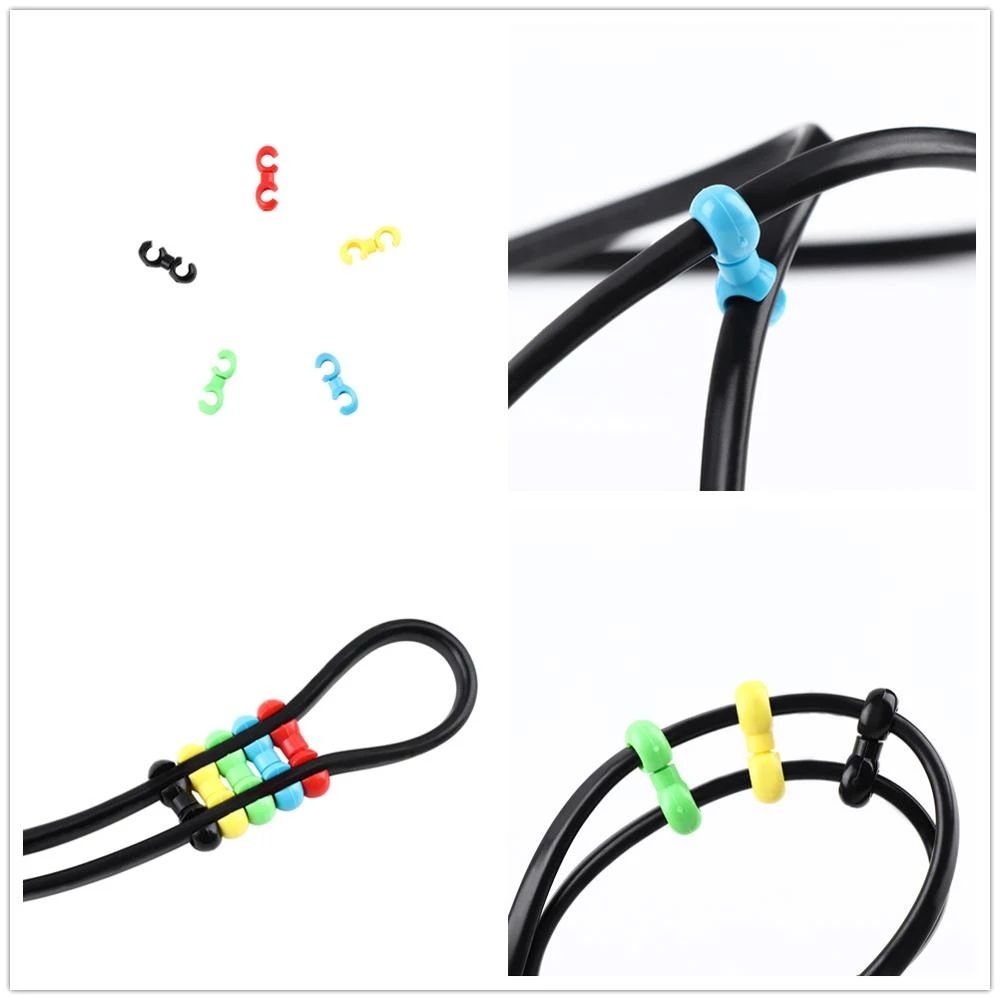 Органайзер Зажим Аксессуары для велосипеда Тормозная трубка Корпус троса Зажимы Держатель провода Намотчик шнура