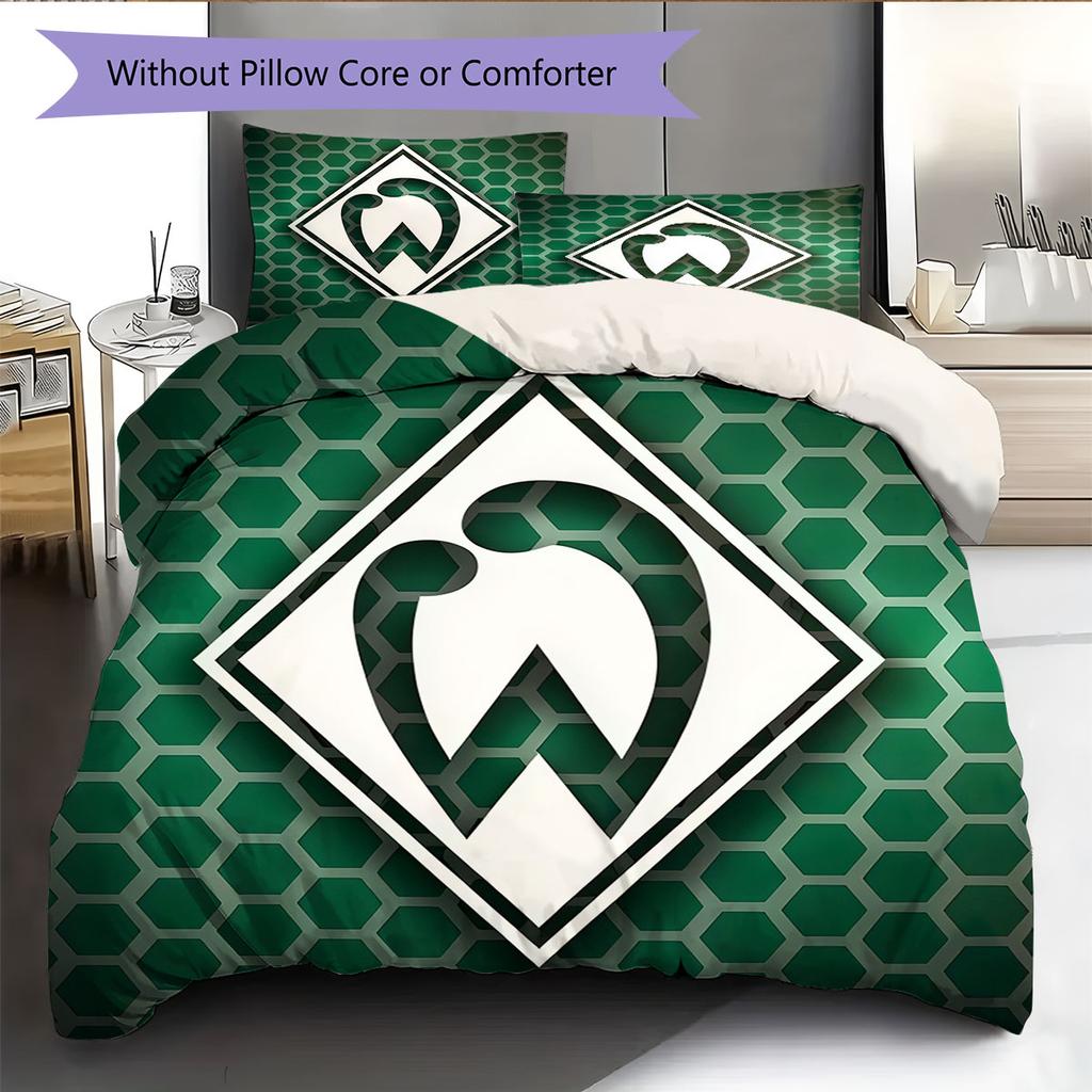 Werder logo Bedding Quilt Set Quilt Cover Pillowcase Home Decoration Birthday Gift (1 * duvet cover + 2 * pillowcase, without core)