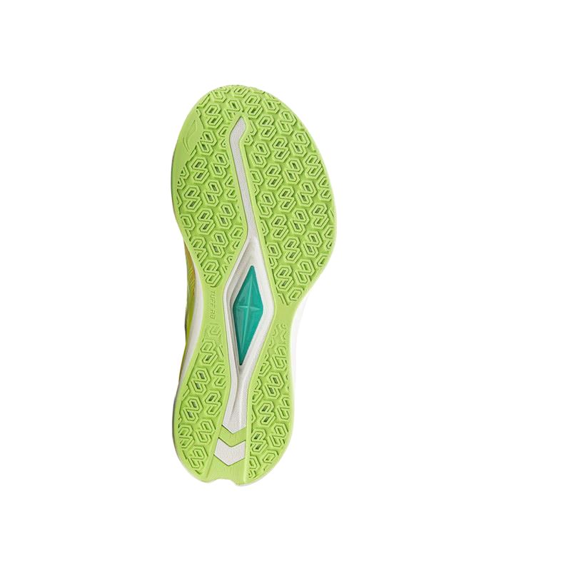 Li Ning YOUNG Red Hare 8 PRO Тканевые Низкие Беговые Кроссовки Бело-Желтые Подростковые YKFV028-57