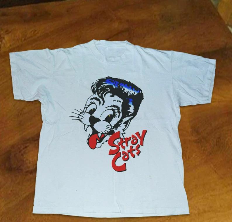 Stray Cats Vintage T Shirt TOUR Concert All Sizes