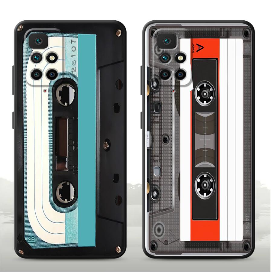 Чехол для Xiaomi Redmi A1 A2 Plus K40 K80 Pro 9 12C 14C A3 13C A5 10 A4 Funda Чехол для телефона Винтажная кассета
