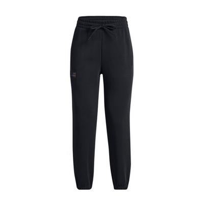 Pjt Rock Hw Terry Pants Solid Color Drawstring Cuffs Knit Sports Pants Women pants Black 1380196-001
