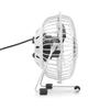 Pullman - Mini Ventilateur De Bureau Usb - Portable, Léger, Orientable - En Métal Blanc