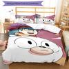 3pcs Custom Name Hilda Bedding Set Duvet Cover Closure Includes 1 Duvet Cover & 2 Pillowcases, Soft and Comfortable for All Seasons.