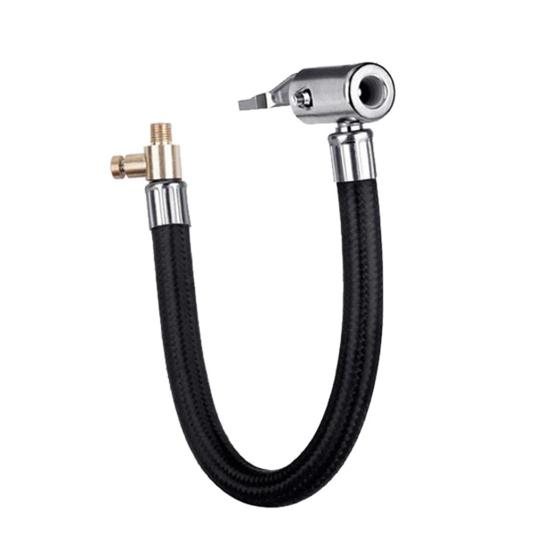 Tire Inflatable Hose Flexible Leak-proof Rubber Car Tyre Air Connection Locking Air Chuck Bike