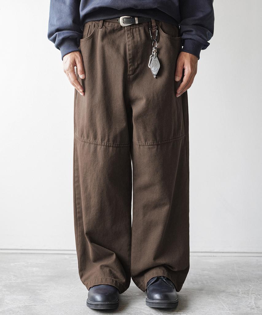 EZKATON Silent Cotton Pants Brown Mmlp6907