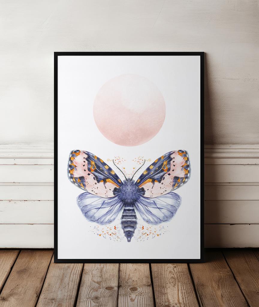Плакат «Мотылёк-бабочка» для детской комнаты