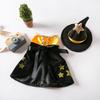 Stand-collar Halloween Pet Costume Star Small Dog Knight Cape Funny Cat Cosplay Cloak  Party