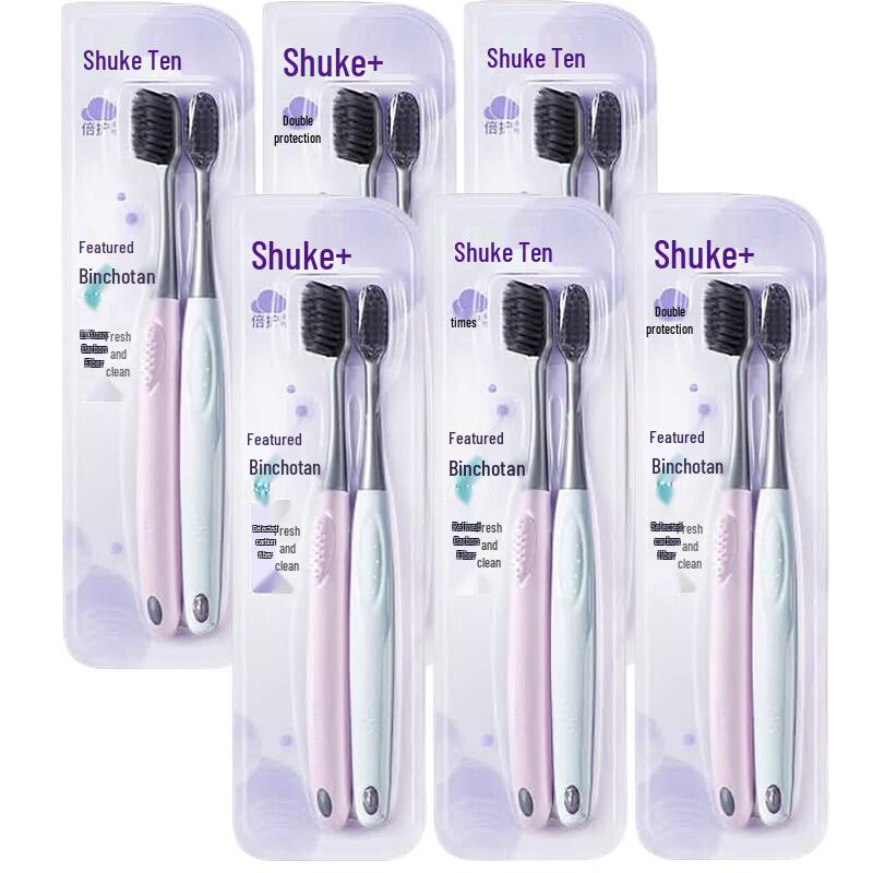 Зубная щетка Shuke из углеродного волокна, 12 шт.