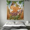 The Land Before Time Pattern Home Decor Tapestry, Wall Hanging, Decorative RV Wall Cloth.SGT0917015