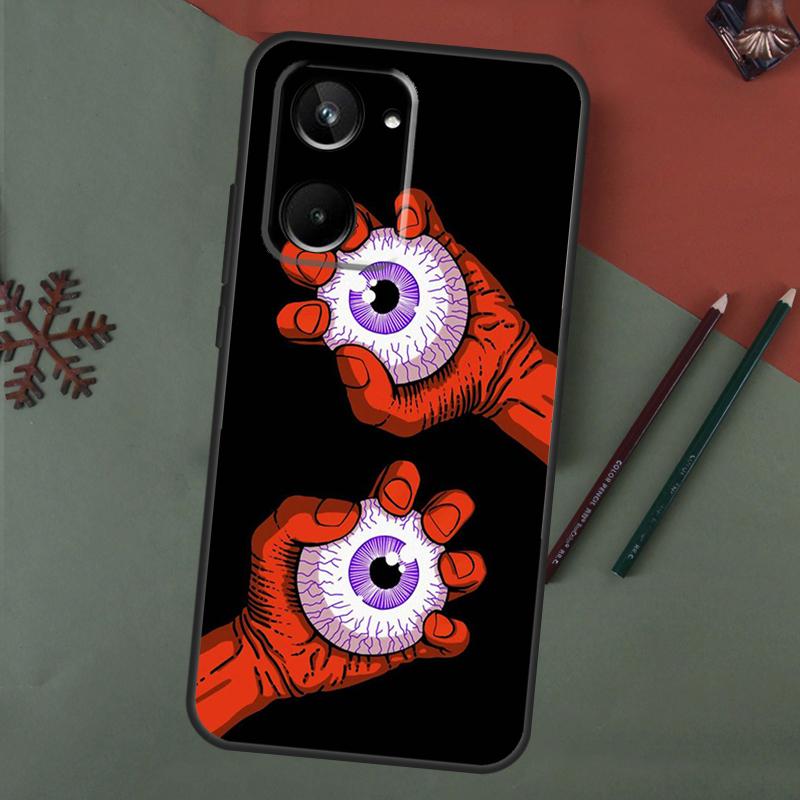 Чехол с руками и глазами для Realme 15 Pro GT7 GT6 C65 C67 C61 C53 C55 C51 C35 C63 C71 C75 11 12 13 14 Pro Plus