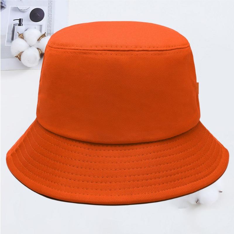 Cotton Fisherman Hat Summer Basin Hat Outdoor Sunshade Girls Sun Protection Sun Hat Printing Embroidery Men