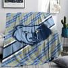 Memphis Grizzlies Print Flannel Blanket High Quality Warm Comfortable Cover for All Seasons Perfect for Gifts Home Decor