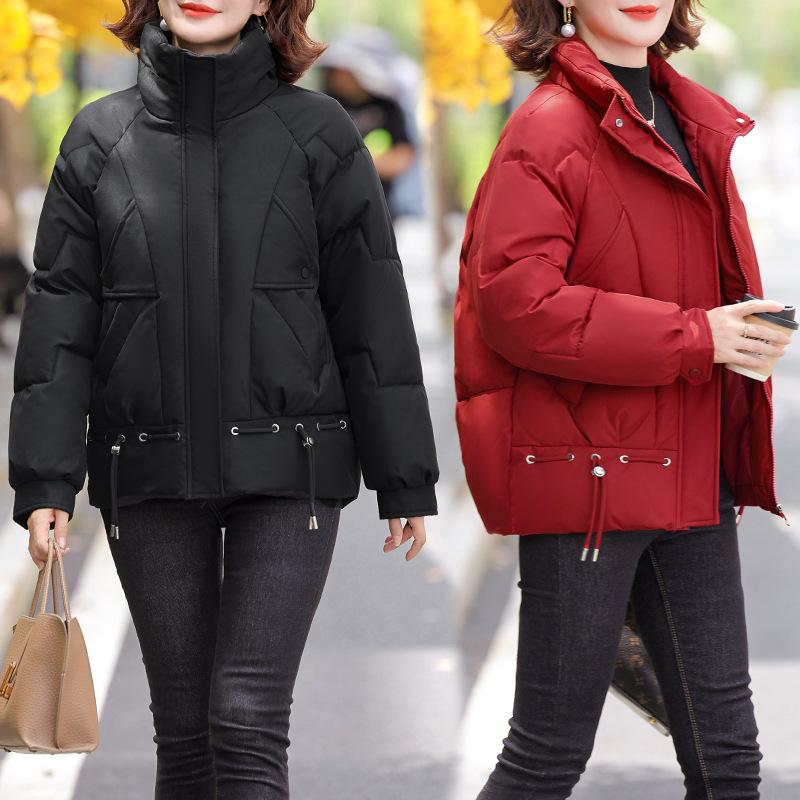 Winter Down Jacket for Women Short Coat Stylish Middle-aged and Elderly Women Autumn and Winter Cotton Coat