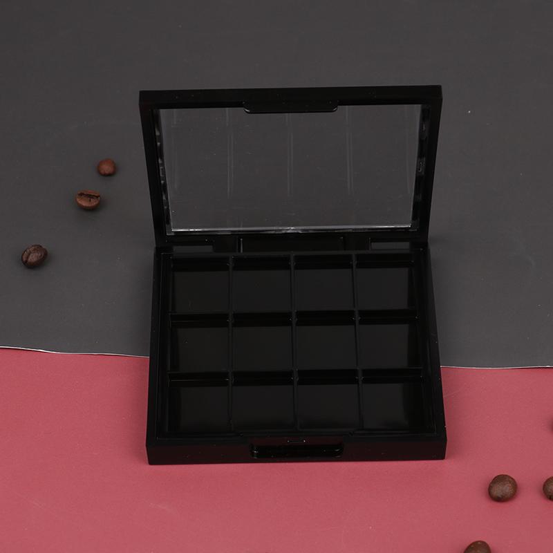 12 Grids Square Empty Eyeshadow Pow Der Lipstick Blush Container Palette Box