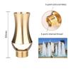Brass Sprayer Cedar Tower Ice Fountain Nozzle  Universal for Swimming Pool Water Feature Garden Ornament