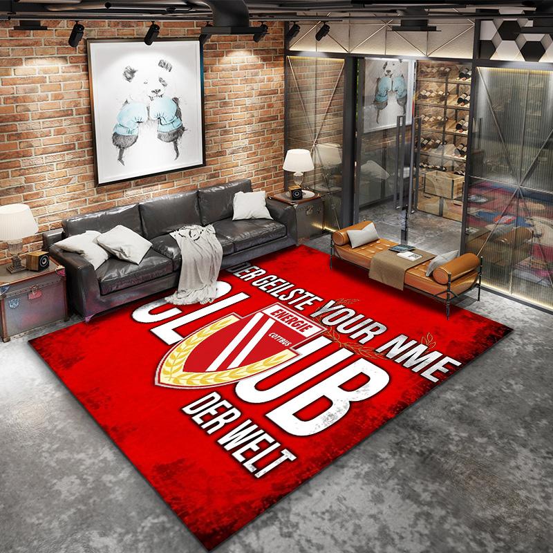 Ballerina Cappuccino Theme Custom Name Carpet Rug For Living Room Bedroom Home Sofa Decoration Kids Play Nonslip Floor Mat