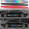 2Pcs Multi-color Car Side Stickers Universal Car Side Door Stripe Car Body Side Decal  Off-Road