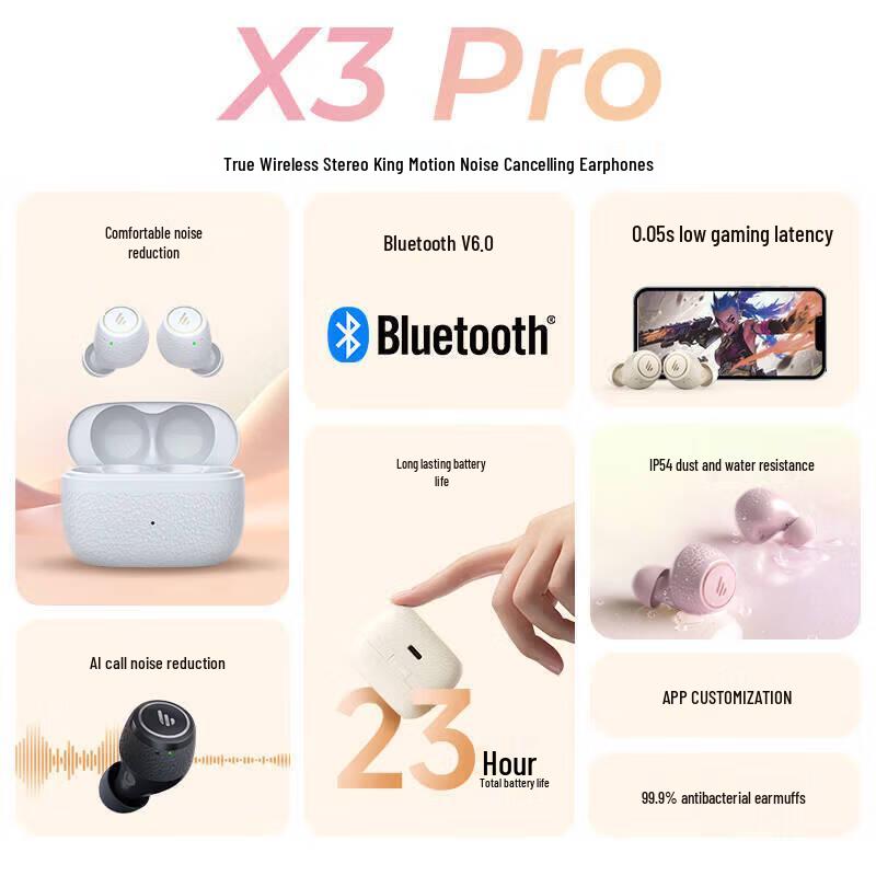 Edifier X3 Pro Полностью беспроводные наушники с шумоподавлением