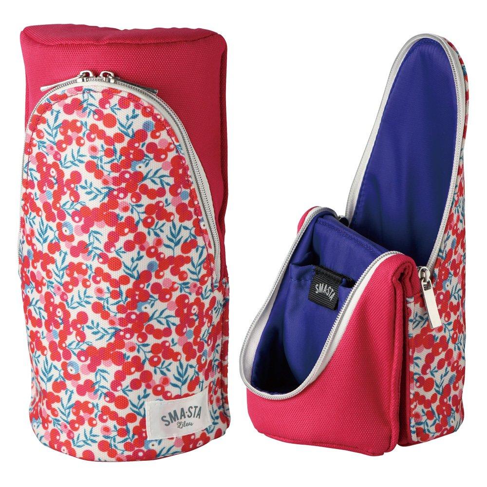 Sonic Standing Pouch Smart Style Lil Floral Pattern Red FD-7169-R