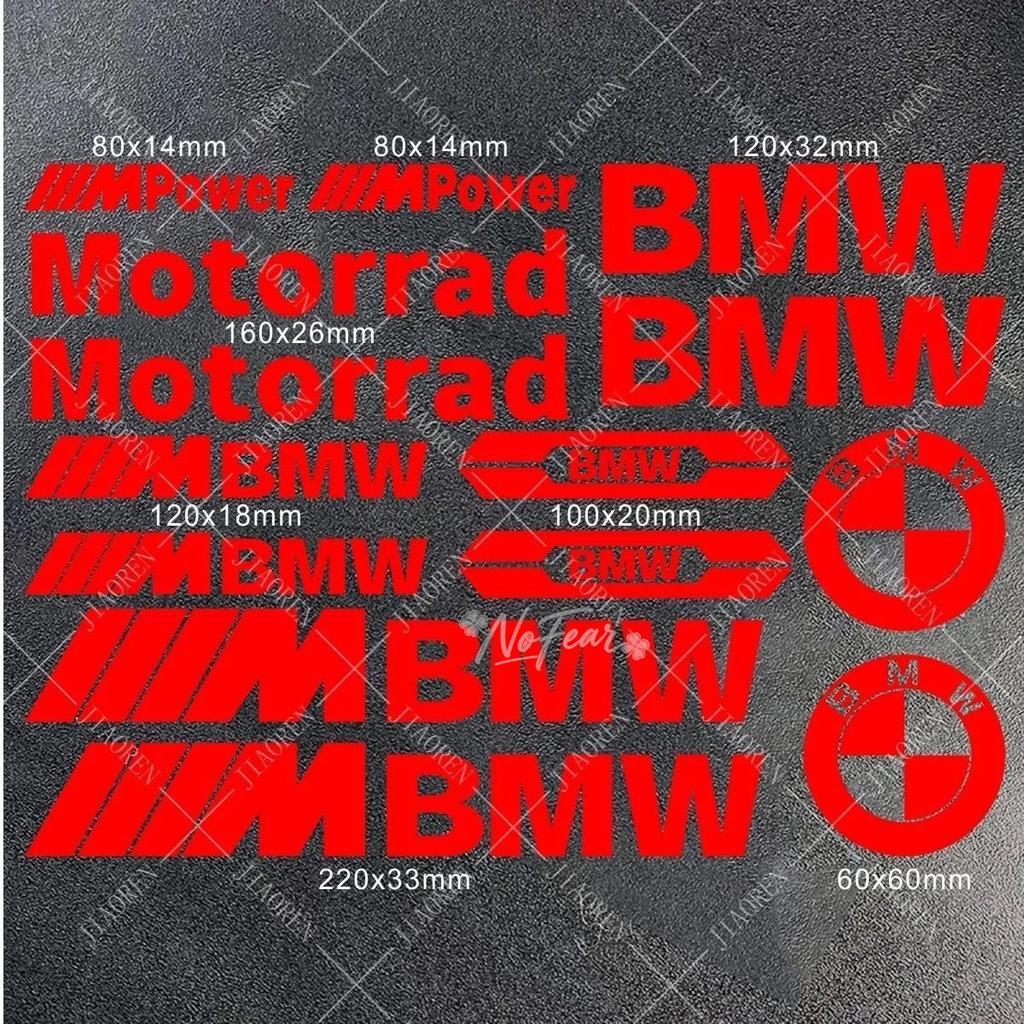 Vinyl Sticker Logo For BMW E93 F10 F20 F30 F40 F15 F25 F26 F31 F49 F86 M3 M5 X3 x1 e46 M Motorcycle Tank Helmet Car Bike Decal blhn58