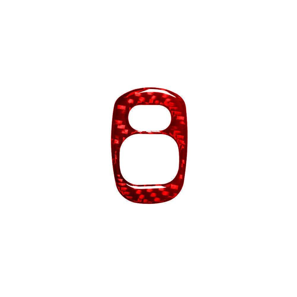 For Toyota Celica 2001-2005 Red Carbon Fiber Rearview Mirror Button Panel Cover