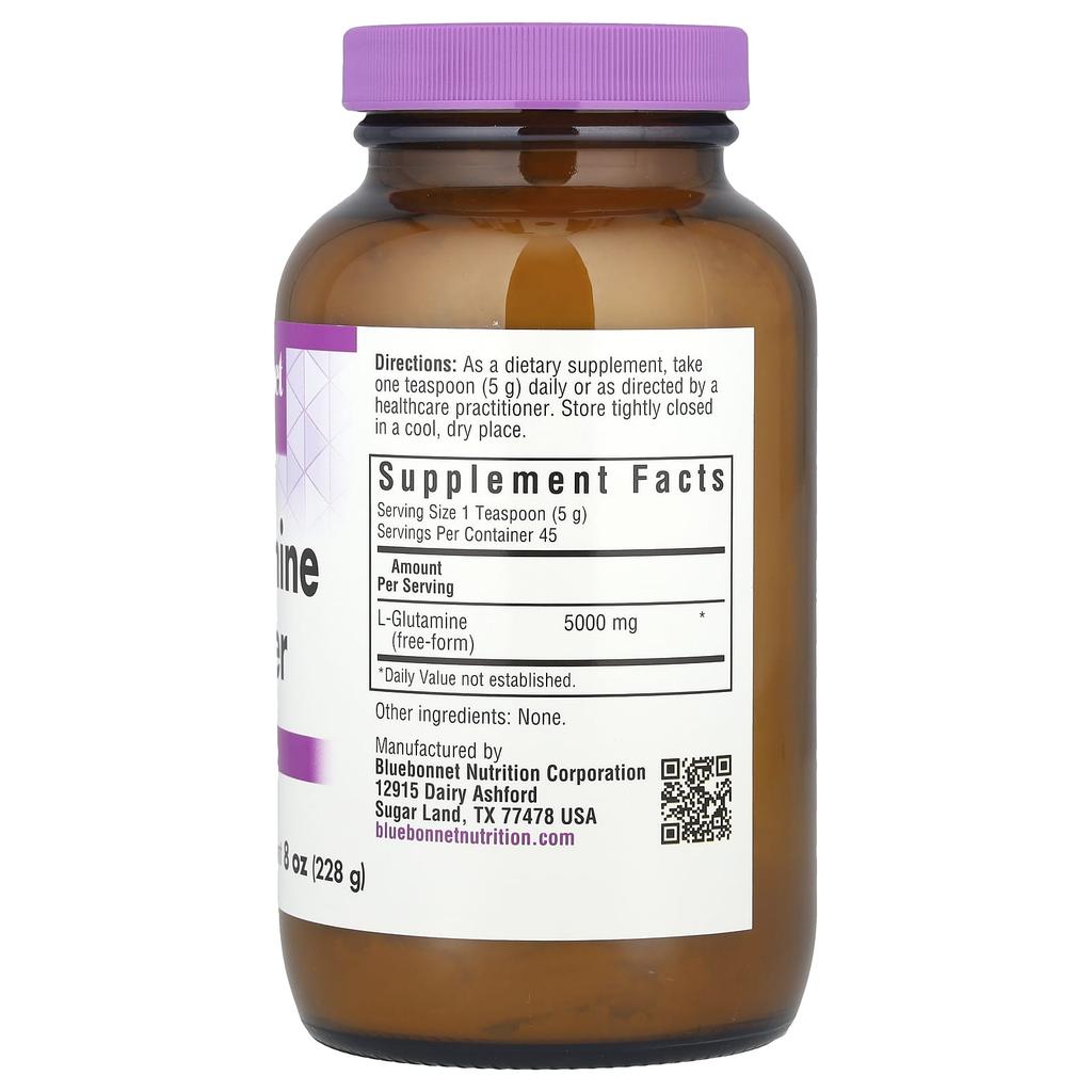 L-Glutamine Powder, 8 Oz (228 G)