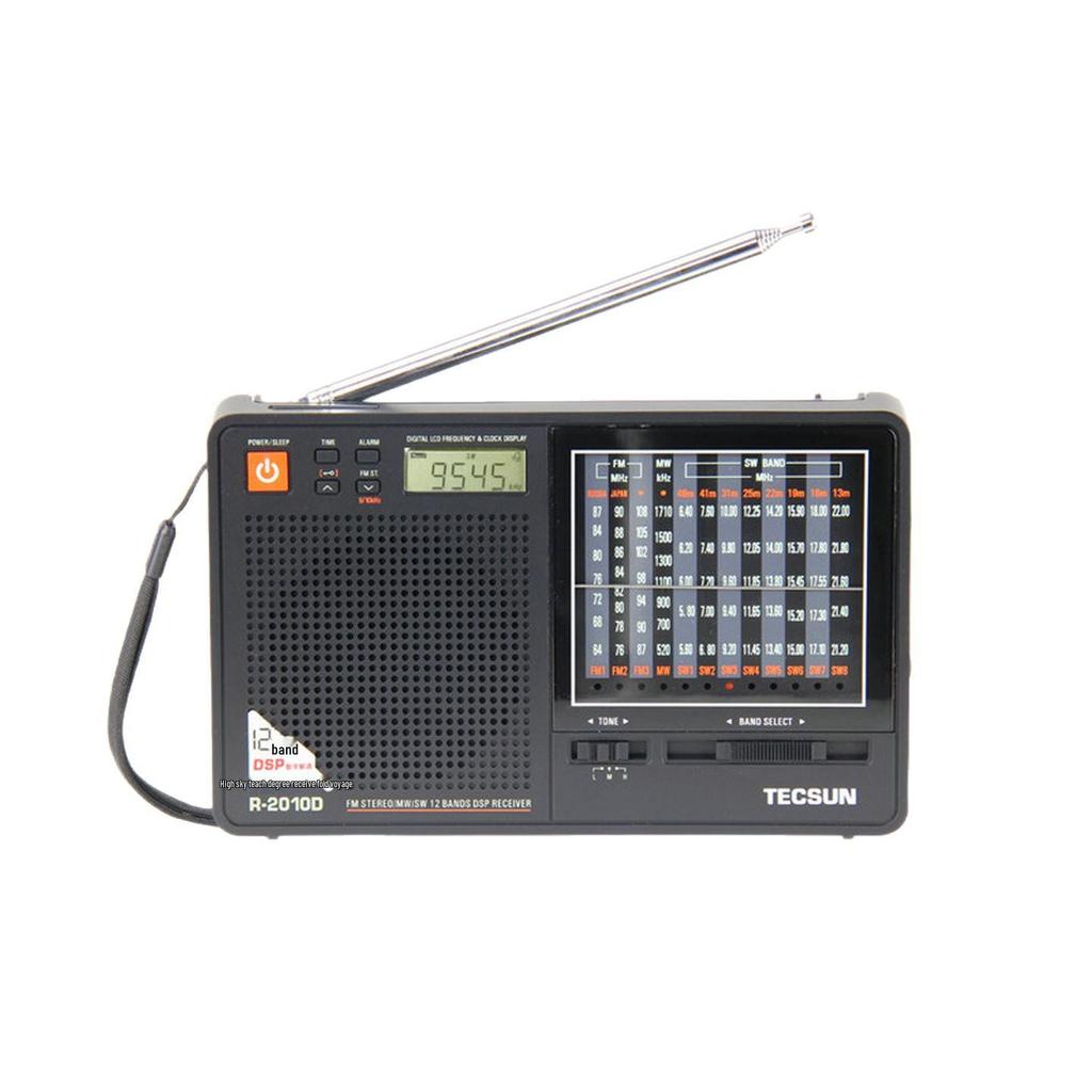 Tecsun R-2010D DSP Full Band Rechargeable Stereo Radio for Seniors