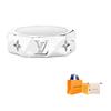 Louis Vuitton Металлические кольца с монограммой Мужские Серебряные M00334